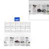 250Pcs Tactile Push Button Micro Switch Assortment for Car Remote Control Key with Box