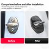 4Pcs Car Door Lock Buckle Protective Cover Door Shock Absorber Cushion Thickened Pad for VW Volkswagen ID3 ID4 CROZZ ID6