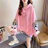 Women's Lightweight Korean-Style Loose Sweatshirt - Plus Size, Cute, Petite, Versatile for Early Spring and Autumn