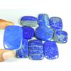 24-36MM Blue Lapis Lazuli Octagon Cabochon Loose Gemstone 10Pcs Lot SY-437