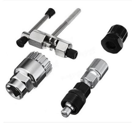 Bicycle Bottom Bracket Tool Crank Puller Remover Chainwheel Puller Set Bike Crankset Extractor Repair Tool Kit for Mountain Road