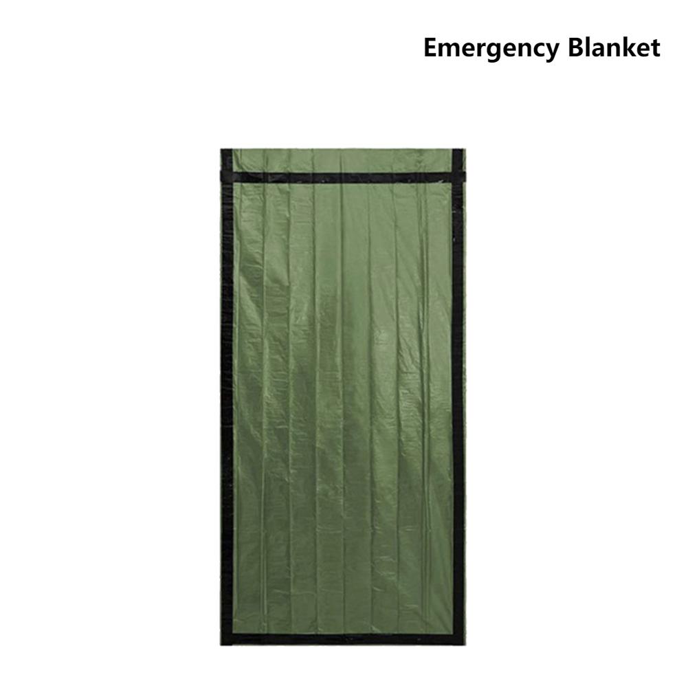 Thermischer Schlafsack Tragbare Schlafmatte Quilt PE Aluminiumfolie Warm Winddicht Wasserdicht Biwaksack für Camping Wandern Outdoor