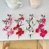 Artificial Plum Blossom Branch - Decorative Faux Flower Arrangement for Home