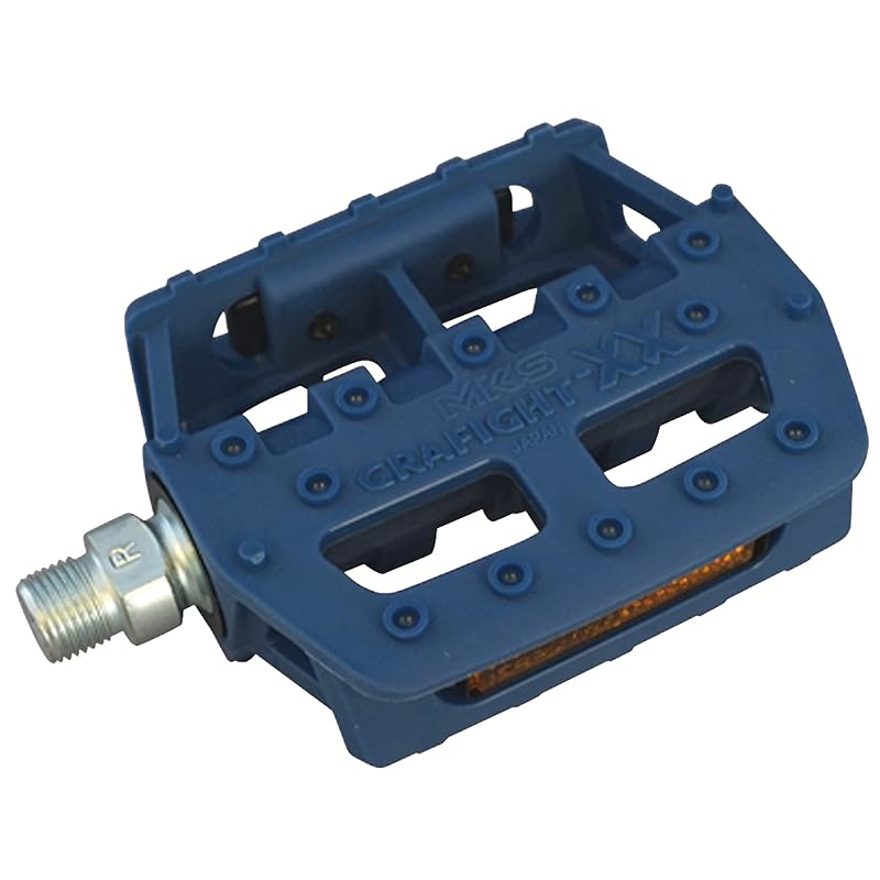 

Mikashima (MKS) bicycle pedal GRAFIGHT-XX (Graphite-XX) 9/16 inch core blue