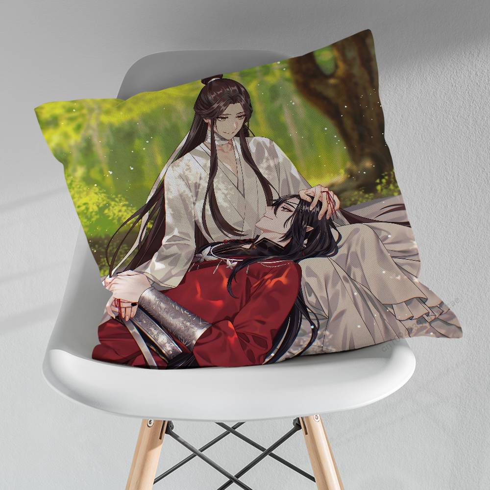 Heavens officials Blessing Pillow Case For 30x30cm45x45cm55x55cm For Home Bedroom Decoration And Protector
