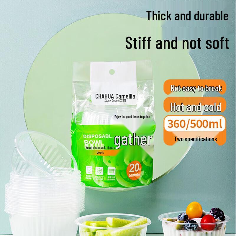 

Chahua Youqi Disposable Food Grade Plastic Bowls