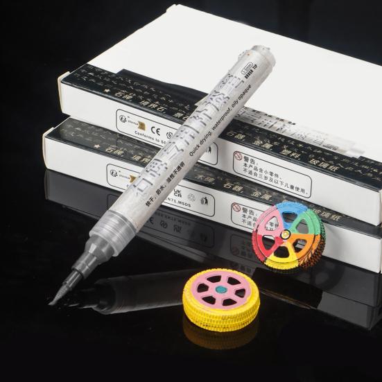Permanent Paint Pen Oil-Based Markers Quick Dry Waterproof Marking Pens for