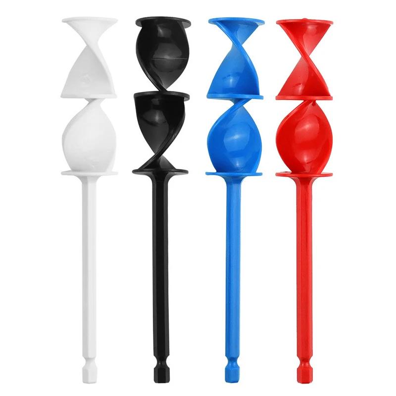 Paint Mixer With Extension Rod 1/4 Hex Shank Drill Reusable Paint Mixer For Epoxy Resin Stirrer Pigments Ceramic Glaze Parts