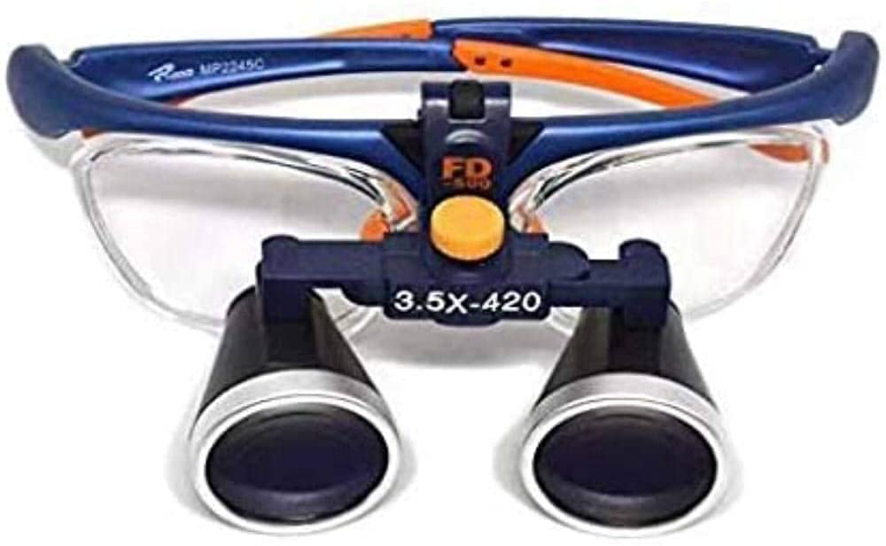 TopSeller FD-503G (3,5x) Binokularlupe, Tragbare Lupe, Leichtgewicht, Einfach zu tragen, mit Aufbewahrungsetui