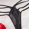 European and American sex lace sexy hot sex perspective underwear set