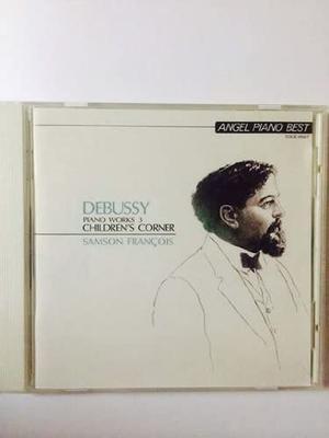 CD CLAUDE DEBUSSY SAMSON FRANCOIS PI  Debussy Piano Pieces 3 Childrens  TOCE6647 Japan Classical Used