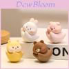 Cute Pet Resin Rooster Figurine Desk Decor Office Girl Stress Relief Toy For Kids Gift