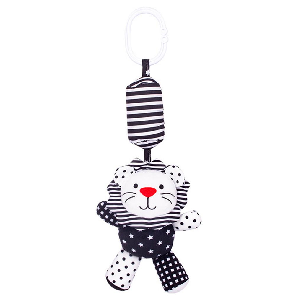1Pcs Baby Cartoon Animal Early Education Black And White Wind Chime Crib Hanging Toy