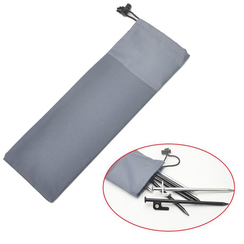 

40cm Outdoor Tent Peg & Rope Organizer Bag - Windproof, Thickened Oxford Cloth