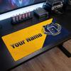 Everton FC Custom Large Mouse Pad, Personalized Name Text Print, Football Logo Non‑Slip Desk Mat Gaming Gift