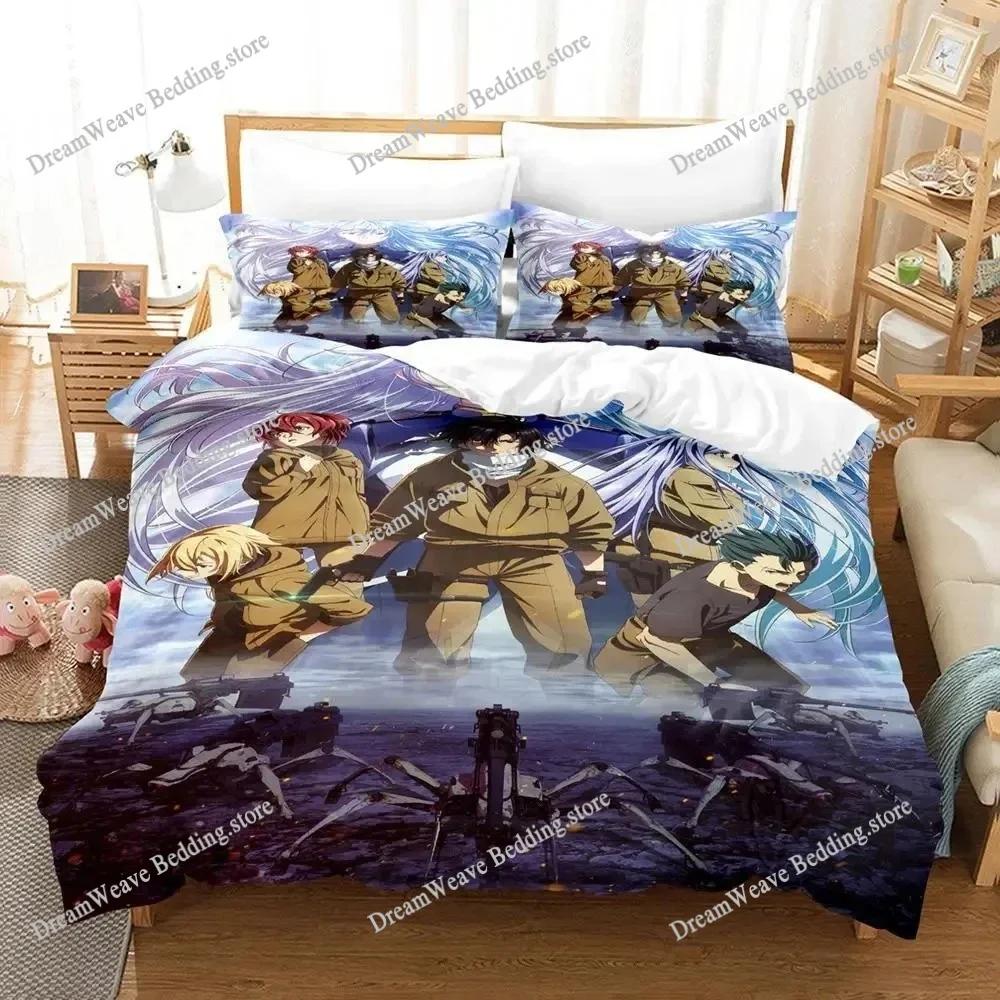 Anime 86 Eighty Six Bedding Set Duvet Cover Bed Set Quilt Cover Pillowcase Comforter King Queen Size Boys Adult Bedding Set963