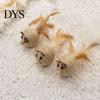 Interactive Pet Supplies for Multiple Cats Sisal Mouse Cat Toys, Feather Mice Kitten Chew Natural Toy Rope Rat Toys Teeth Cleaning, Indoor Self