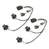 2 Pcs Headlight Wiring Harness 25962806 Left Right Headlamp Socket Wire Harness for Silverado 1500 2500 HD 3500 HD