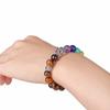 Unisex Hand Eye Pendant Decoration Colorful Beaded Bracelet Chic Hand Wear