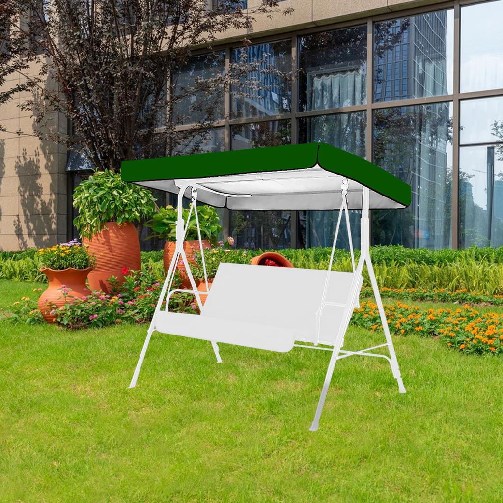 Outdoor Swing Chair Canopy Replacement Patio Swing Chair Top Cover WaterproofTop Rain Cover 190T