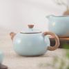 Bafangli Ru Kiln Xishi Pot 10-Piece Portable Tea Set