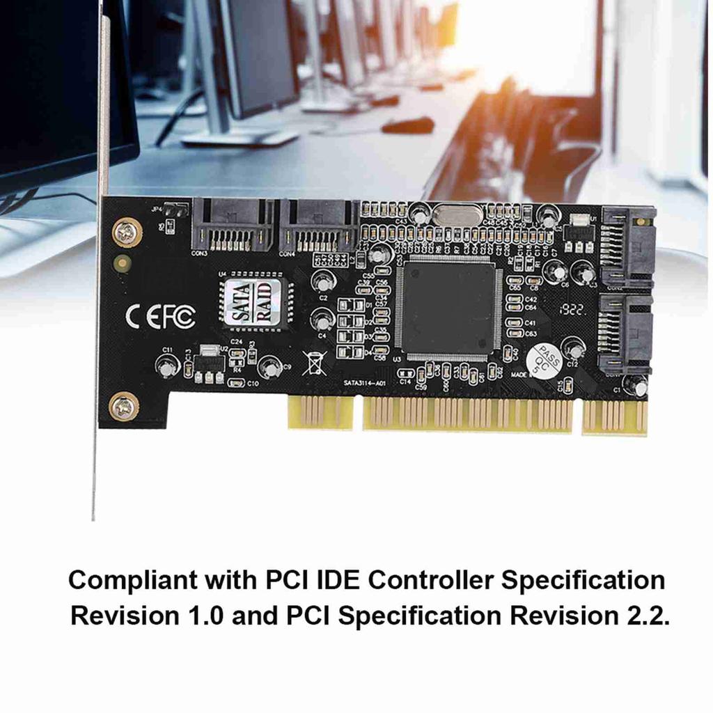 514 PCI SATA Host Controller 150 4 Channel RAID Card Serial ATA for Win 98SE ME NT4.0 2000 XP