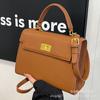 2025 New Popular Fashion Kelly Bag Women's High Sense Niche Messenger Bag Temperament Versatile Portable Small Bag