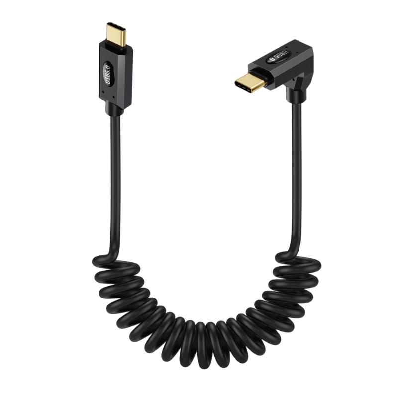 USB5.0 USB C to USB C Cable 80Gbps 16K@60Hz 240W Fast Charging USB C Data Cord Video Cable for Smartphone Laptops