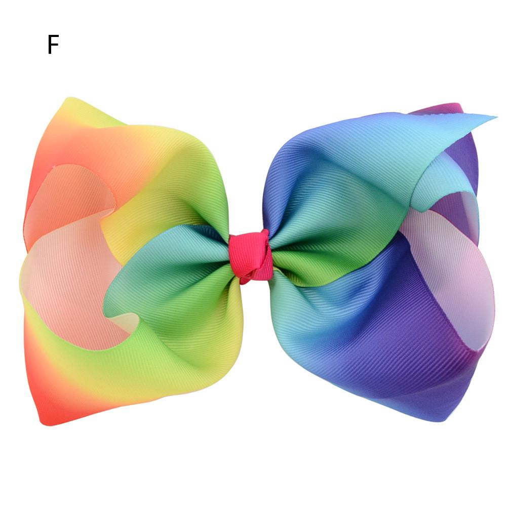 1 Pcs/6 Pcs Children Girl Hair Clips Cute Printing Bowknot Headband Hair Accessories