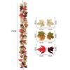 Multicolor Artificial Maple Leaf Garland Mini Pumpkin Hanging Garland  Harvest Festival Ornament