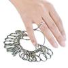 Ring Sizer Measuring Tool Set Easy Jewelry Sizing Solution US UK Size Adjustable Finger Circumference Measurement Tool