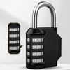 Lehuolvxing Four-Digit Combination Padlock, Luggage Lock, Dormitory Door Lock, Gym Locker Lock, Small Padlock, Small Anti-Theft Lock