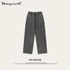 Spring Men's Distressed Wide-Leg Sweatpants - European & American Style, Frayed, Loose Fit, Casual Long Pants.