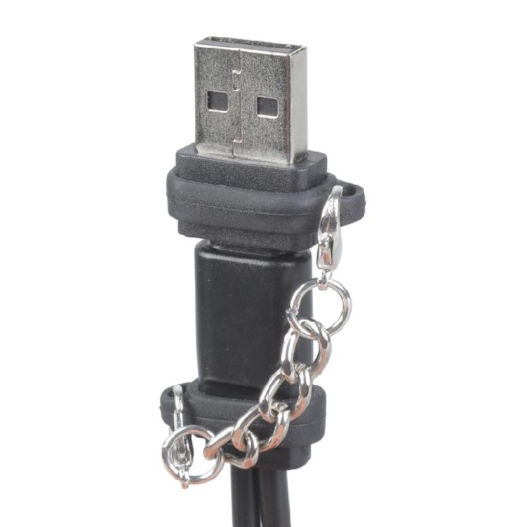 Double USB CREATE Power Device Line 5V Short 20cm Cord Direct Current Couplers Power Financial Institutions Transportable Charging