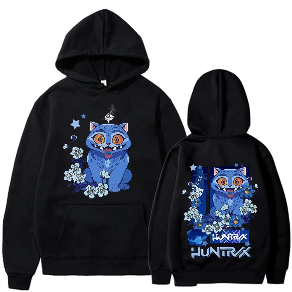 K-Pop Demon Hunters Derpy Tiger Printing Hoodies Fashion Cool Harajuku Hooded Autumn Winter Sweatshirt Men Women Casual Pullover