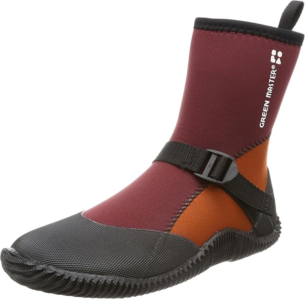 

ATOM Green Master Light No.2622 Burgundy Boots 26.0-26.5cm - Lightweight Waterproof Garden Agricultural Work