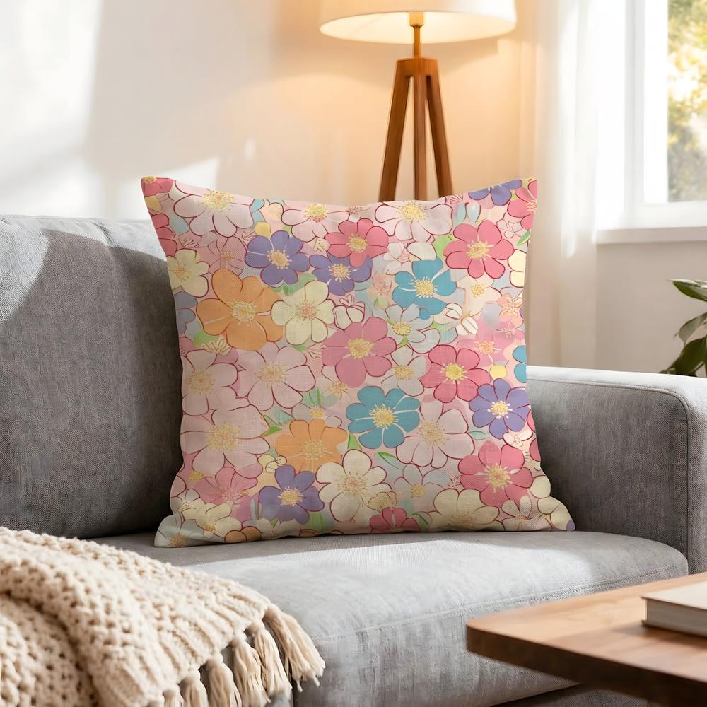Pattern Patchwork Pattern Cushion Cover 1Pcs Decorative Covers Soft Cushion Case For Sofa Couch Decor 40X40 45X45 Pillowcases