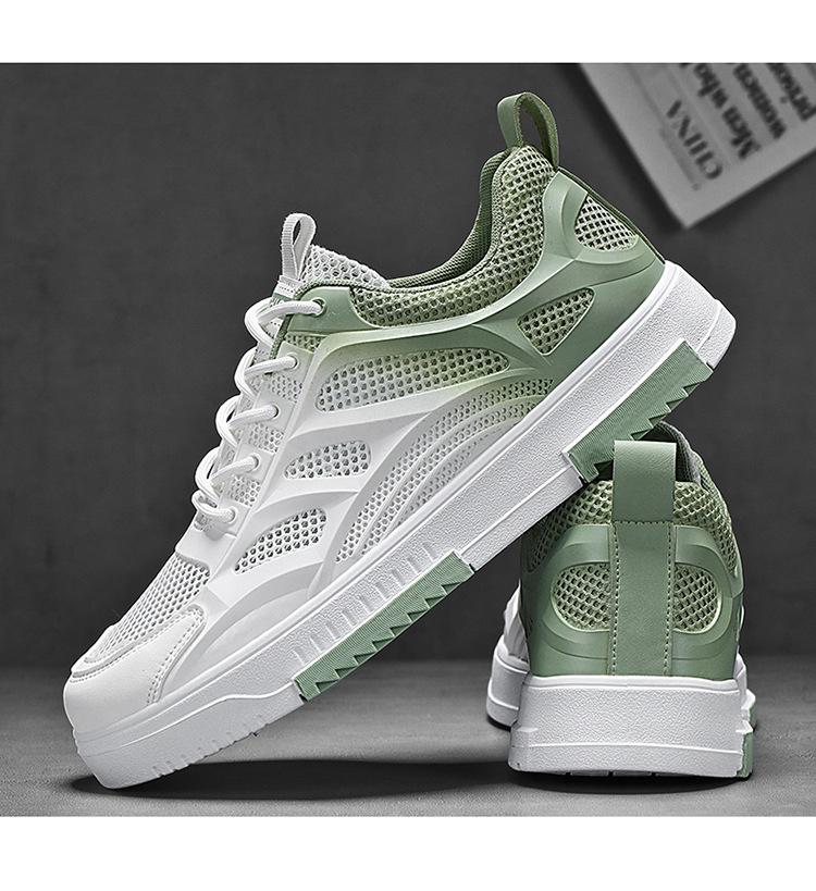 

Men s breathable men s shoes trend new breathable summer non-slip 2025 versatile noodles fly running weaving net price 45