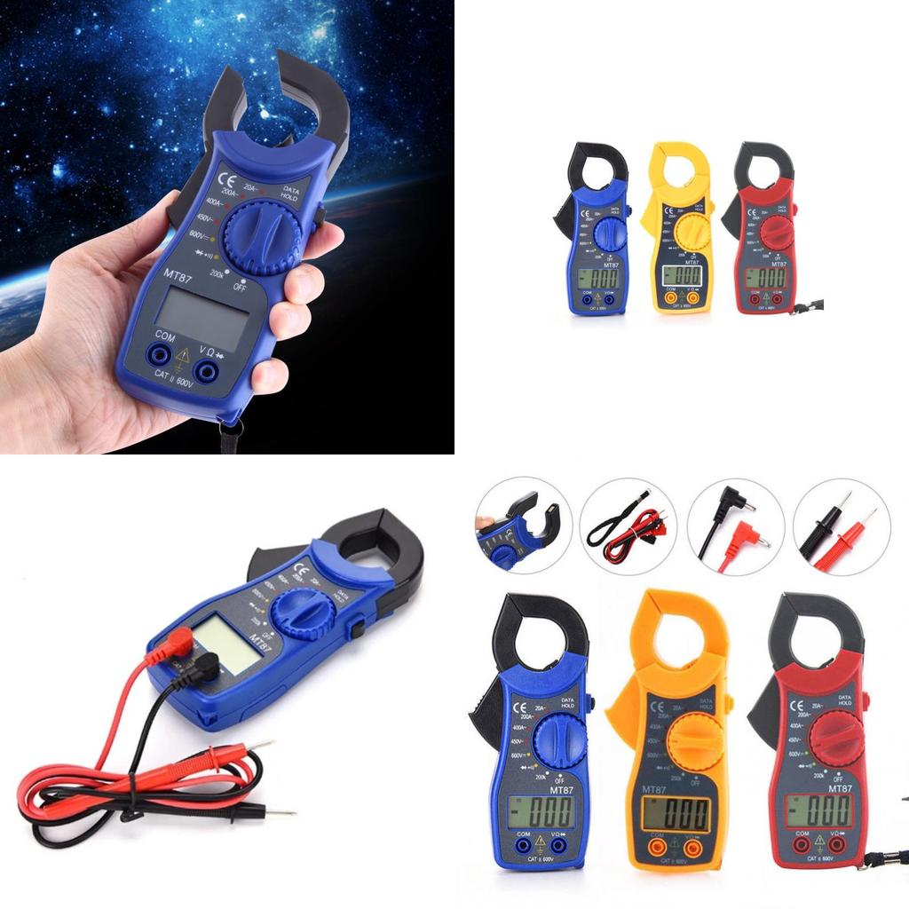 Digital Clamp Meter With Voltage Current Resistance Testing For Electrical Professionals
