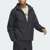 adidas Urban Outdoor Jacket With Solid Color Logo And Hood Men Jackets Black IS0450