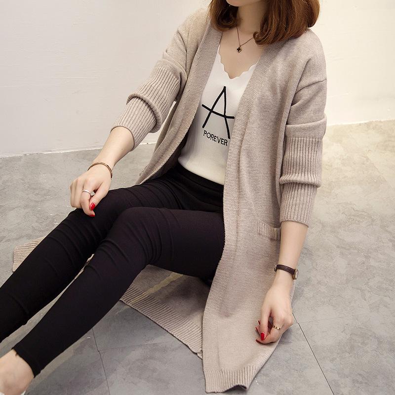 2024 Women's Knitted Cardigan: Loose, Lazy Style Sweater for Spring & Autumn