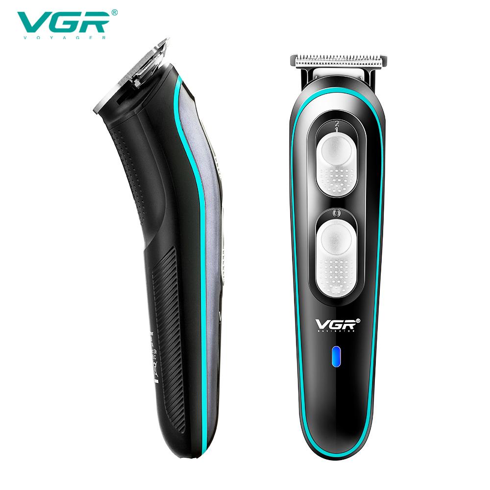 2026 VGR 055 Electric Hair Clipper Household Convenient Electric Push Cutting Oil Head Carving Stainless Steel Knife Head Hair Clipper Shape Carving