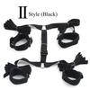 BDSM Bed Strap Bondage Alternative Binding On The Bed with Plush Binding Sex Toys,Flirting Handcuffs Footcuffs,Sm Self Bondage
