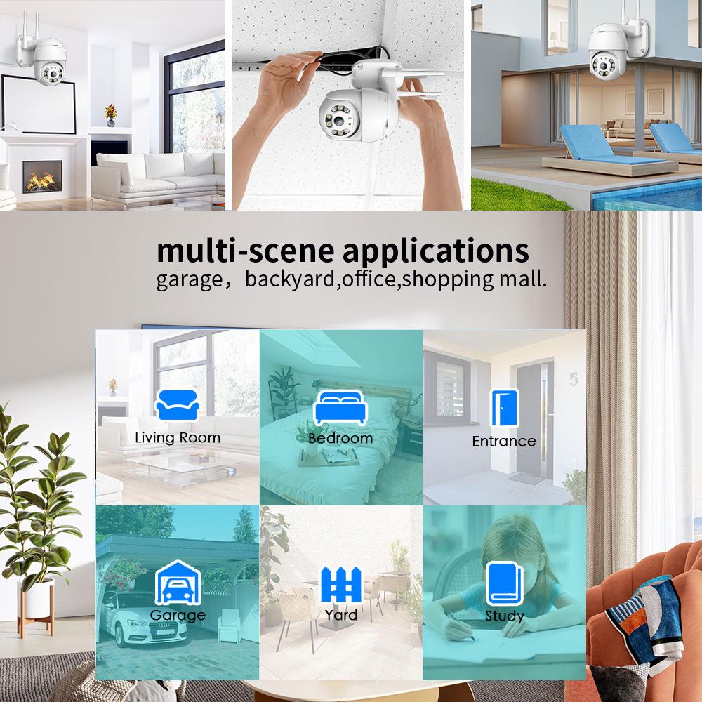 BUY 1 TAKE 1 V380 Pro 5G Outdoor Camera CCTV Camera Wireless WIFI Connect Cellphone Two-Way Audio Full Color Night Vision Remote 360° Alarm Camera