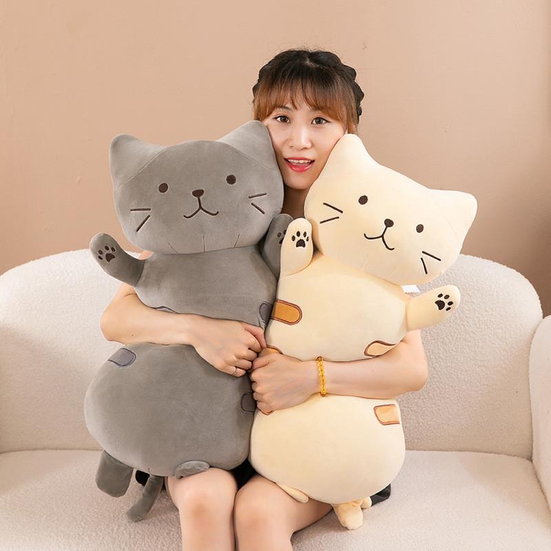 Plush Cat Plush Toy Pillow With Soft Pp Cotton For Comfort And Sleep