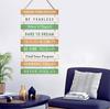 Inspirational Wooden Sign Motivational Wood Wall Art Uplifting Sayings for Home Office and Classroom Decoration