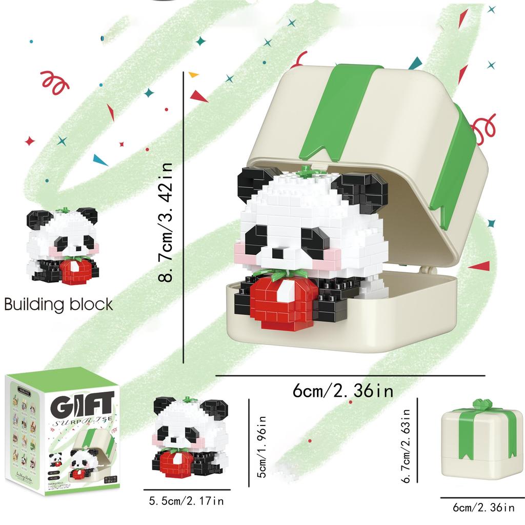 Animal Gift Box Series Desktop Decoration Holiday Gift-Halloween/Thanksgiving/Christmas Gift