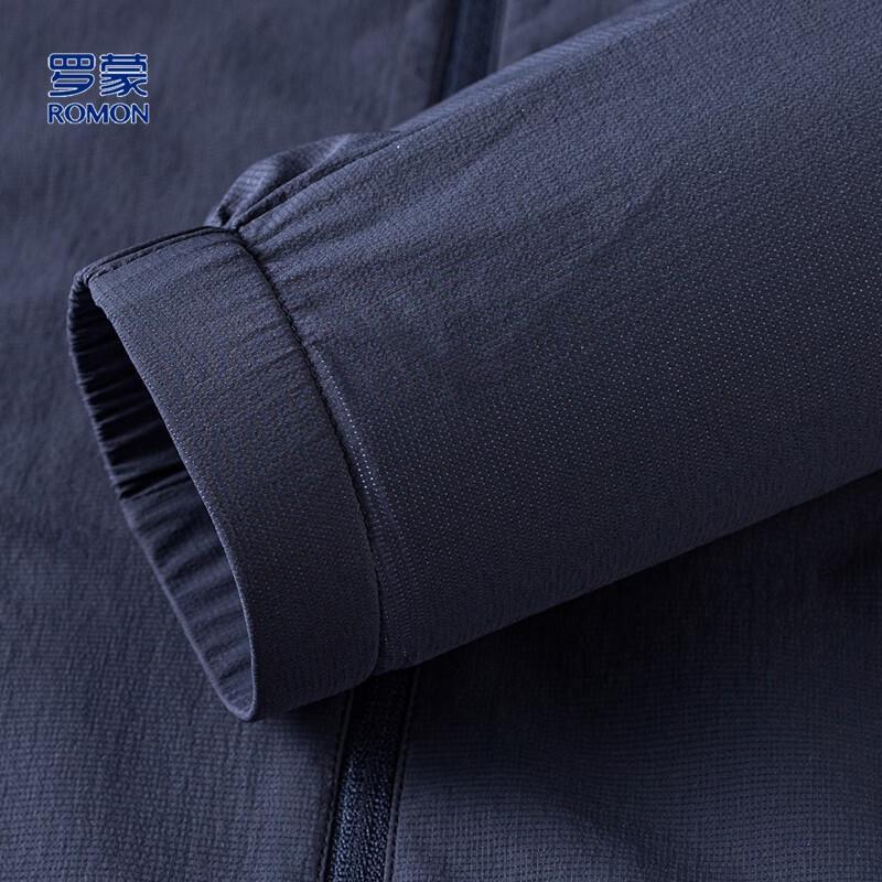 ROMON Men's Hooded Casual Jacket