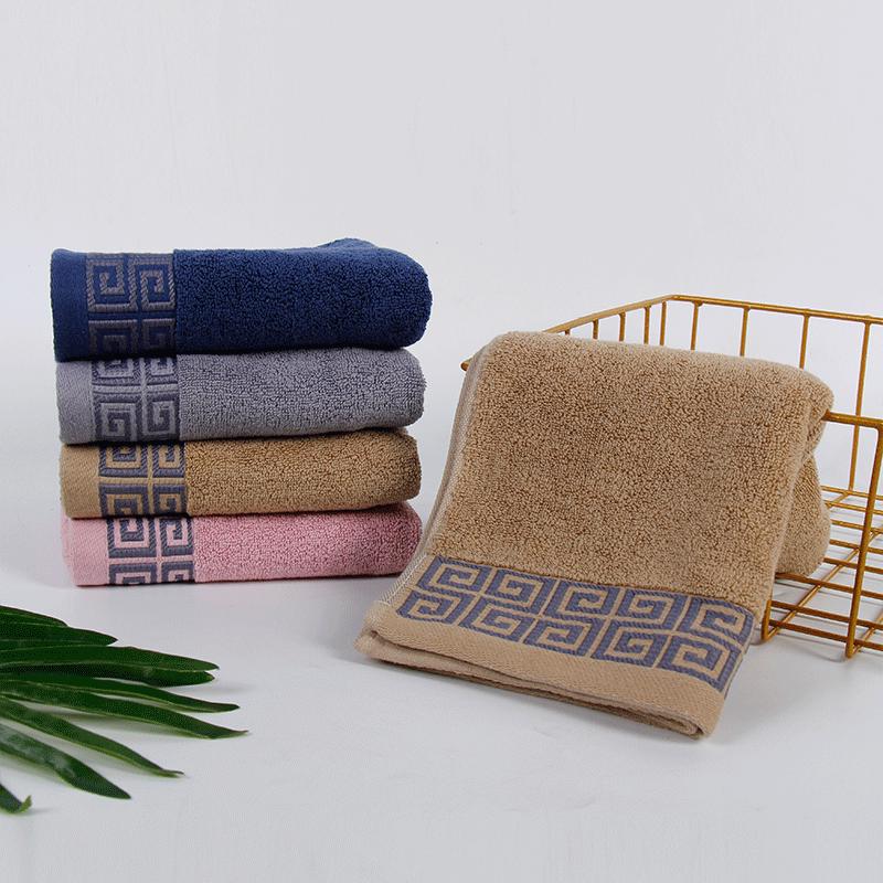 

Товсті Абсорбуючі Жакардові Рушники для Ванни та Обличчя для Домашнього Використання - Ідеальні для Подарунків 35*35 Square Towel 50g коричневий