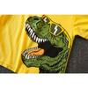 Boys' 2-Piece Cotton Set - Summer Cartoon Dinosaur Printed T-shirt + Shorts High - Quality Casual Outfit - 6M-5Y